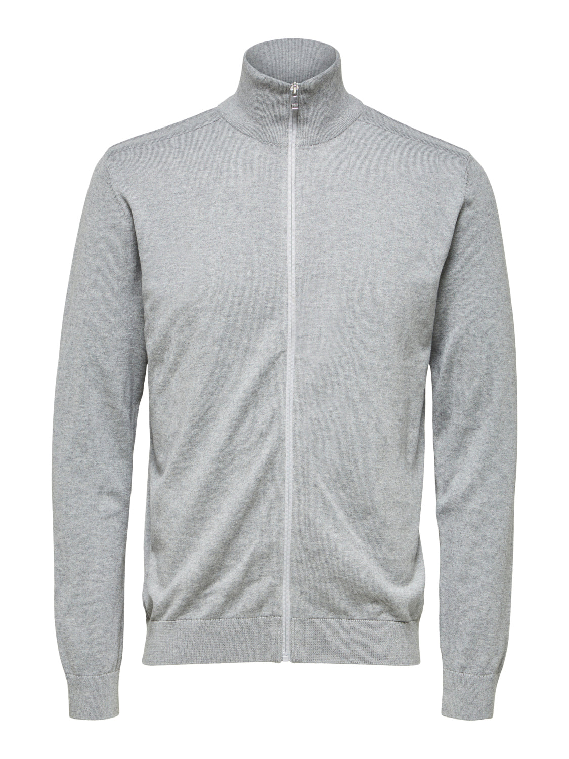 Berg fullzip cardigan - Grå/ Medium Grey Melange